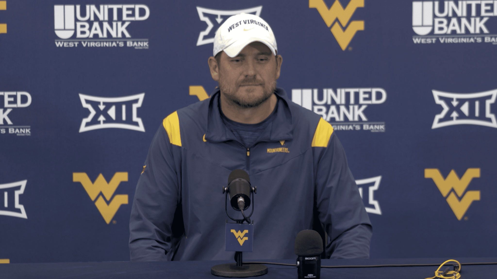 WVU Football OLB Coach Victor Cabral